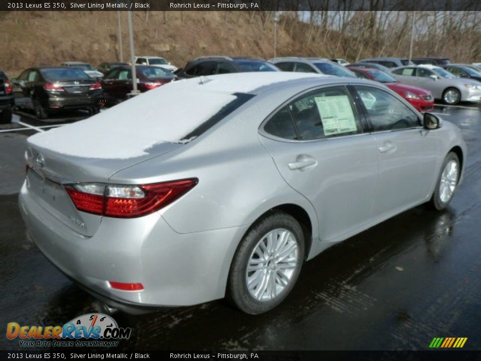 2013 Lexus ES 350 Silver Lining Metallic / Black Photo #4