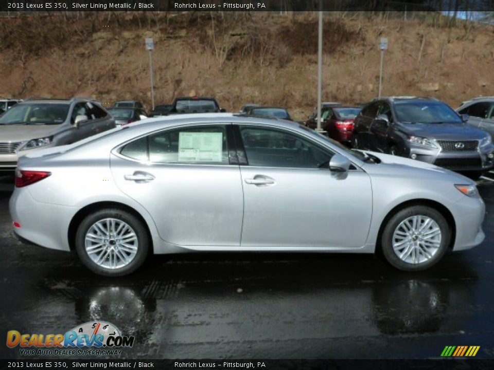 2013 Lexus ES 350 Silver Lining Metallic / Black Photo #5