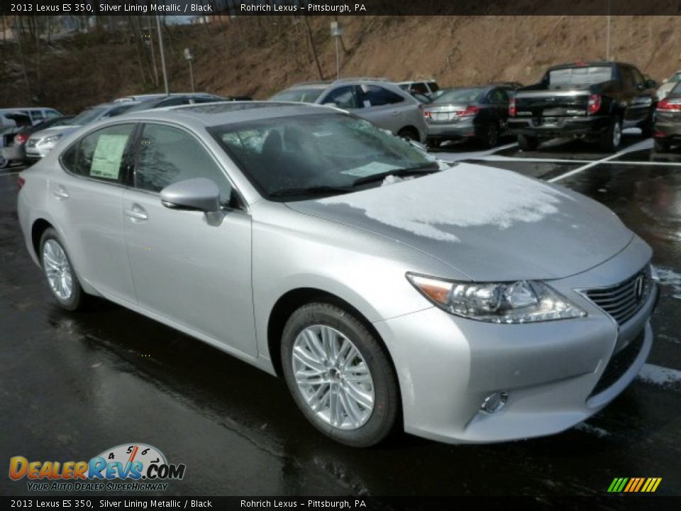 2013 Lexus ES 350 Silver Lining Metallic / Black Photo #6