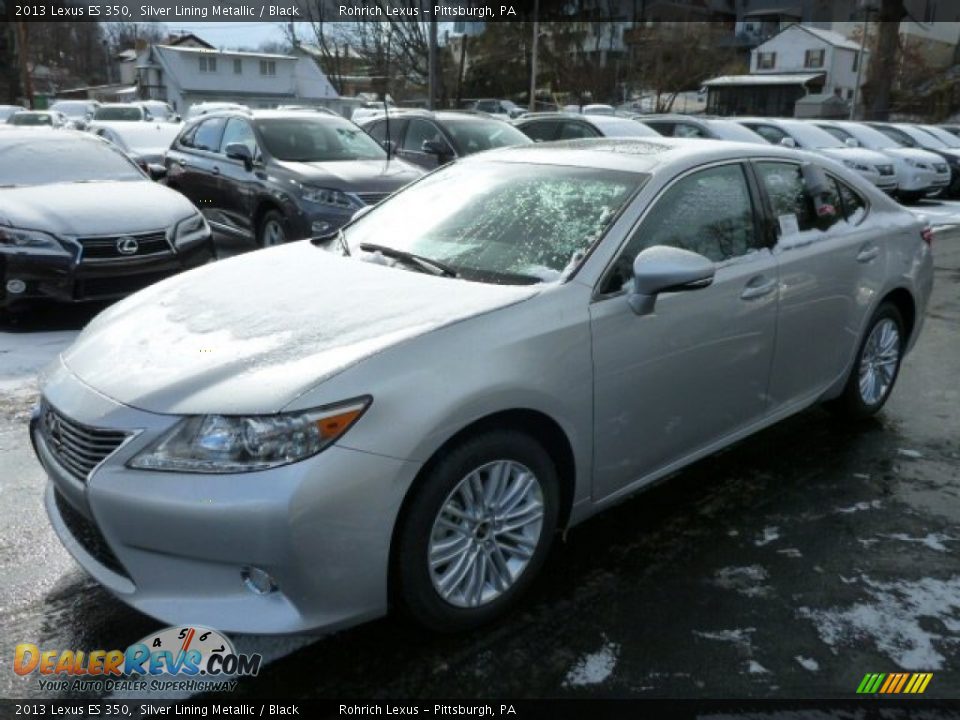 2013 Lexus ES 350 Silver Lining Metallic / Black Photo #8