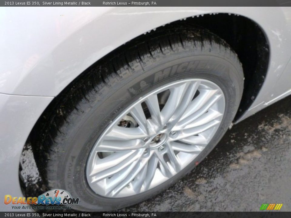 2013 Lexus ES 350 Silver Lining Metallic / Black Photo #9