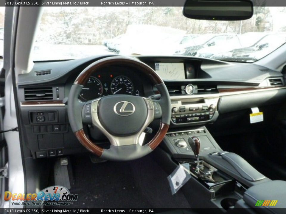 2013 Lexus ES 350 Silver Lining Metallic / Black Photo #12