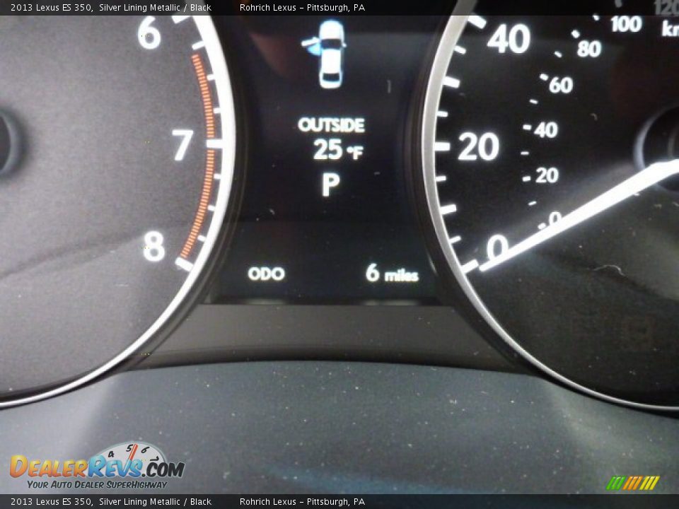 2013 Lexus ES 350 Silver Lining Metallic / Black Photo #19