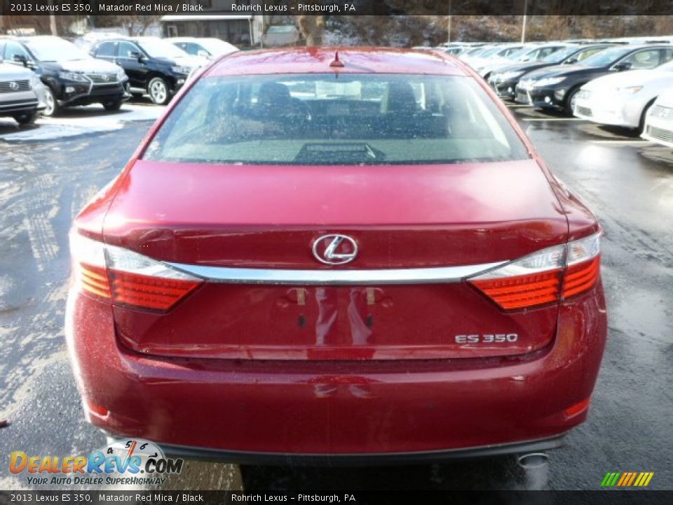 2013 Lexus ES 350 Matador Red Mica / Black Photo #3