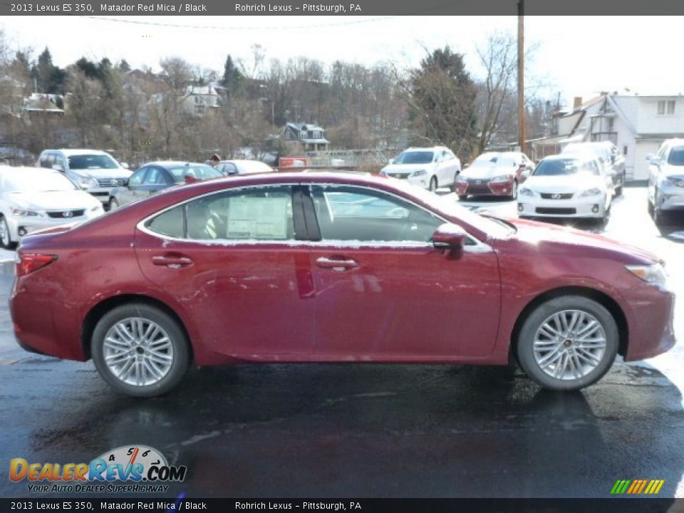 2013 Lexus ES 350 Matador Red Mica / Black Photo #5