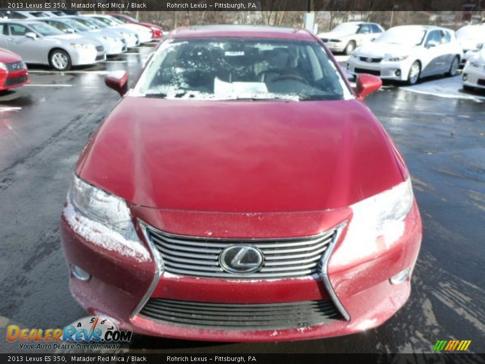 2013 Lexus ES 350 Matador Red Mica / Black Photo #7