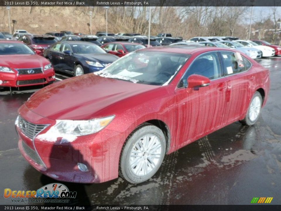 2013 Lexus ES 350 Matador Red Mica / Black Photo #8