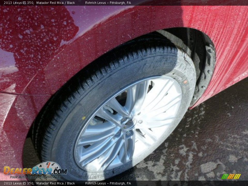 2013 Lexus ES 350 Matador Red Mica / Black Photo #9