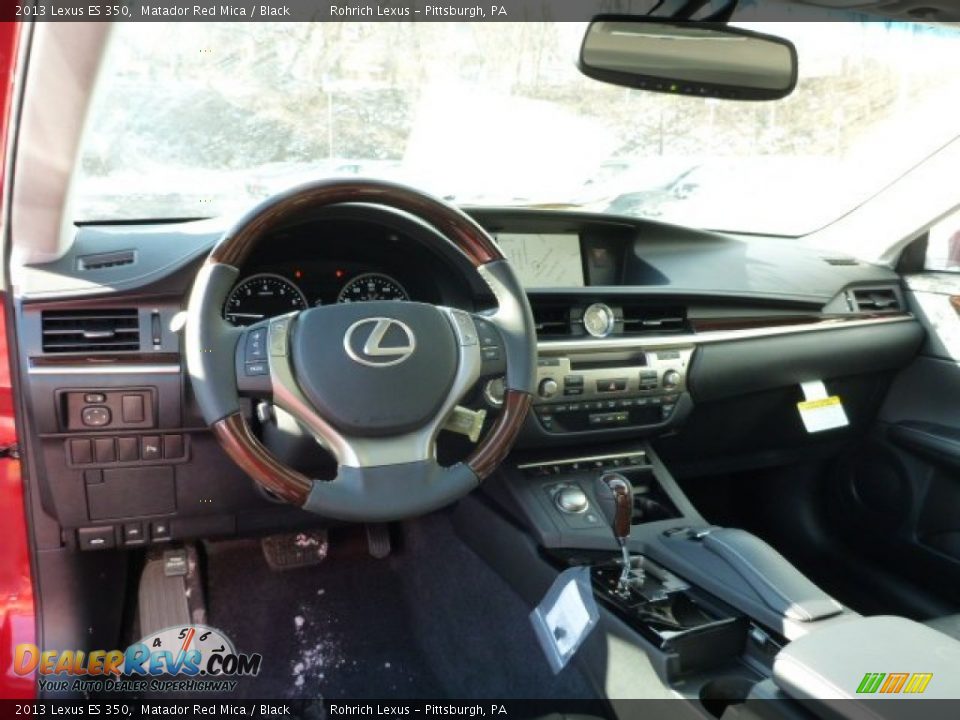 2013 Lexus ES 350 Matador Red Mica / Black Photo #12
