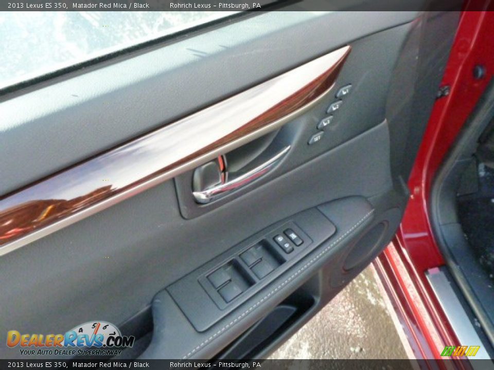 2013 Lexus ES 350 Matador Red Mica / Black Photo #14