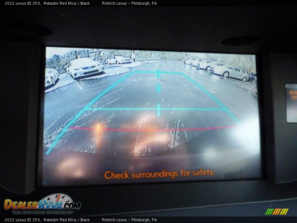 2013 Lexus ES 350 Matador Red Mica / Black Photo #17