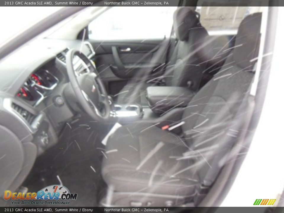 2013 GMC Acadia SLE AWD Summit White / Ebony Photo #11