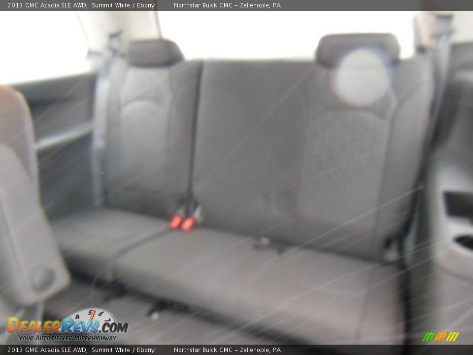 2013 GMC Acadia SLE AWD Summit White / Ebony Photo #14