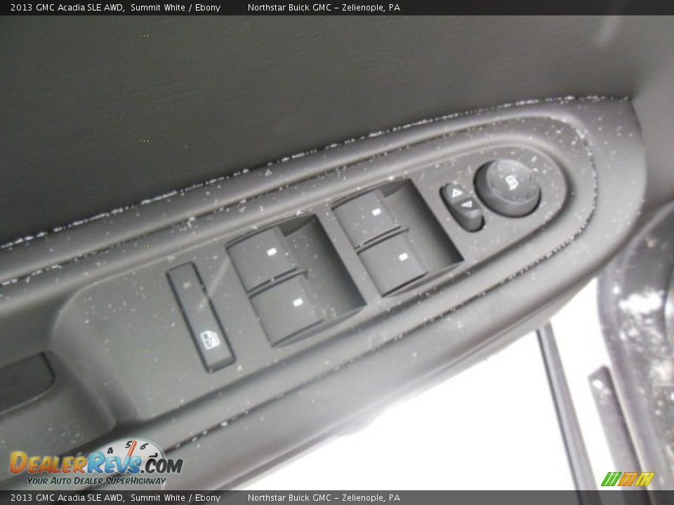 2013 GMC Acadia SLE AWD Summit White / Ebony Photo #15