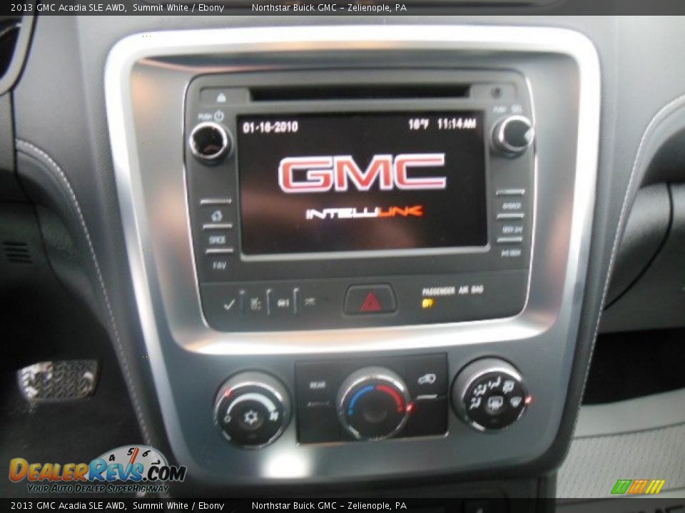2013 GMC Acadia SLE AWD Summit White / Ebony Photo #16