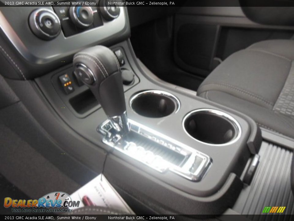 2013 GMC Acadia SLE AWD Summit White / Ebony Photo #17
