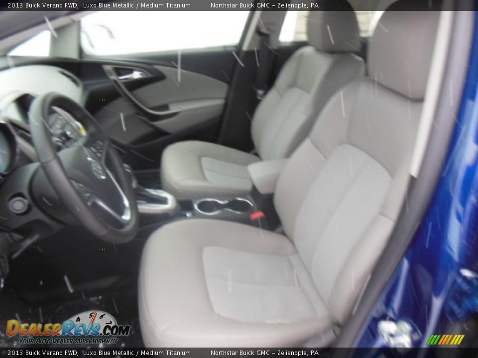 2013 Buick Verano FWD Luxo Blue Metallic / Medium Titanium Photo #11