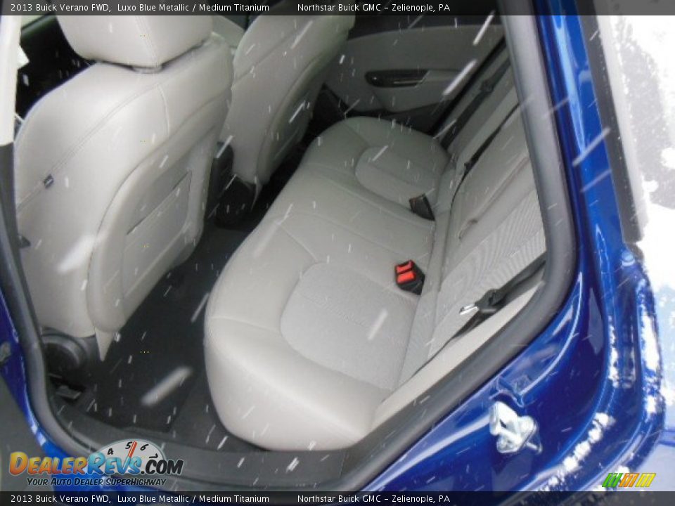 2013 Buick Verano FWD Luxo Blue Metallic / Medium Titanium Photo #13