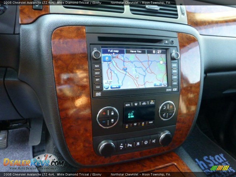 2008 Chevrolet Avalanche LTZ 4x4 White Diamond Tricoat / Ebony Photo #18