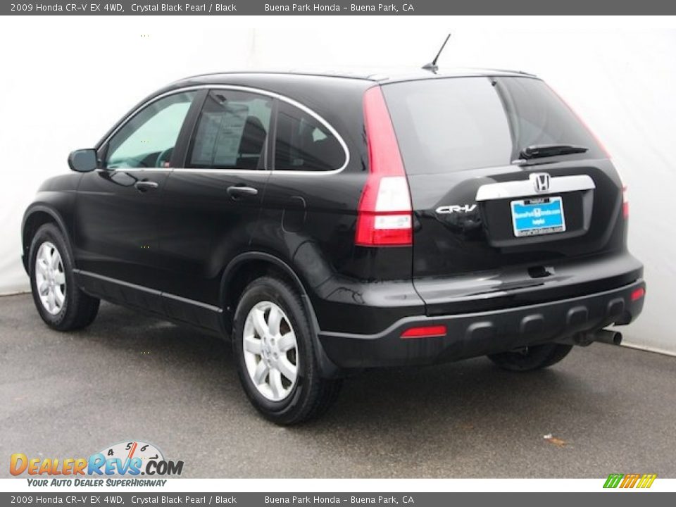 2009 Honda CR-V EX 4WD Crystal Black Pearl / Black Photo #2