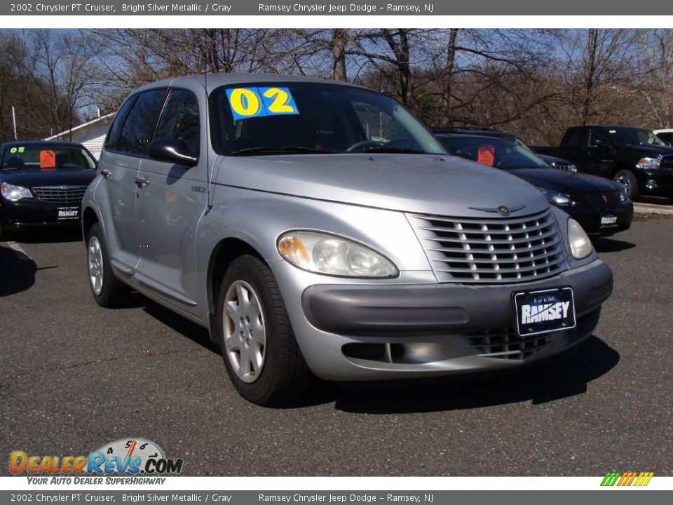 2002 Chrysler PT Cruiser Bright Silver Metallic / Gray Photo #3