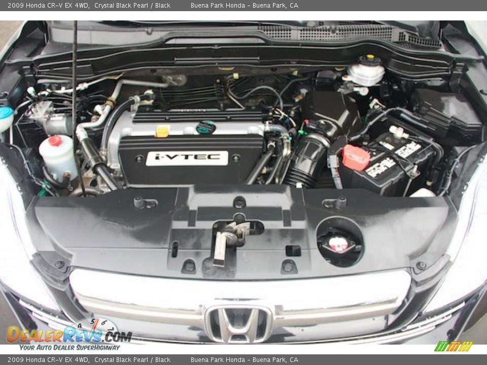 2009 Honda CR-V EX 4WD Crystal Black Pearl / Black Photo #30