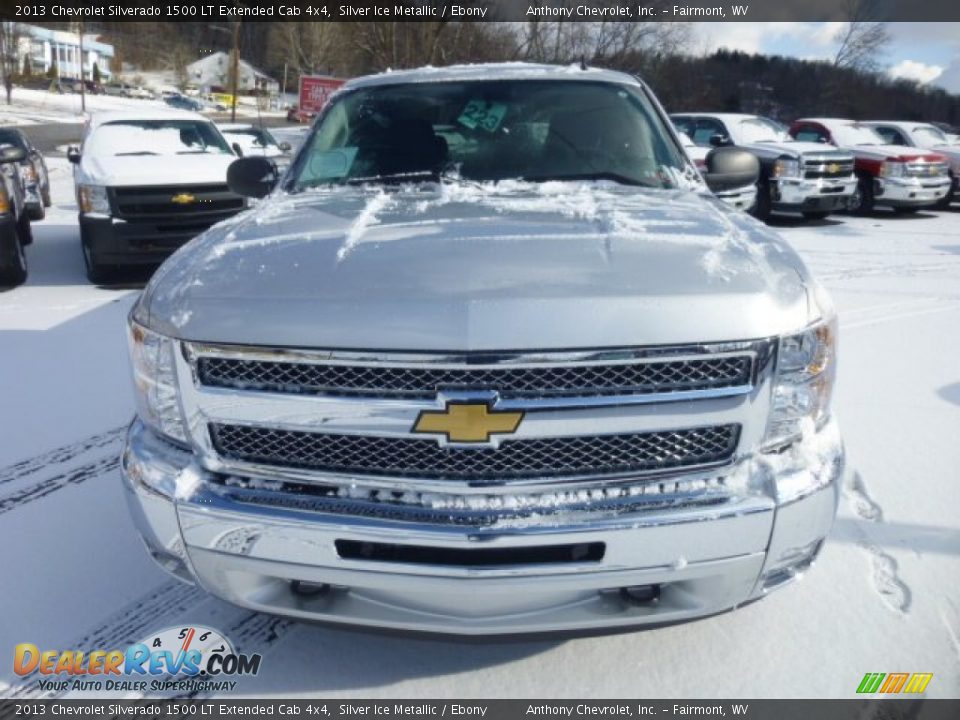 2013 Chevrolet Silverado 1500 LT Extended Cab 4x4 Silver Ice Metallic / Ebony Photo #2
