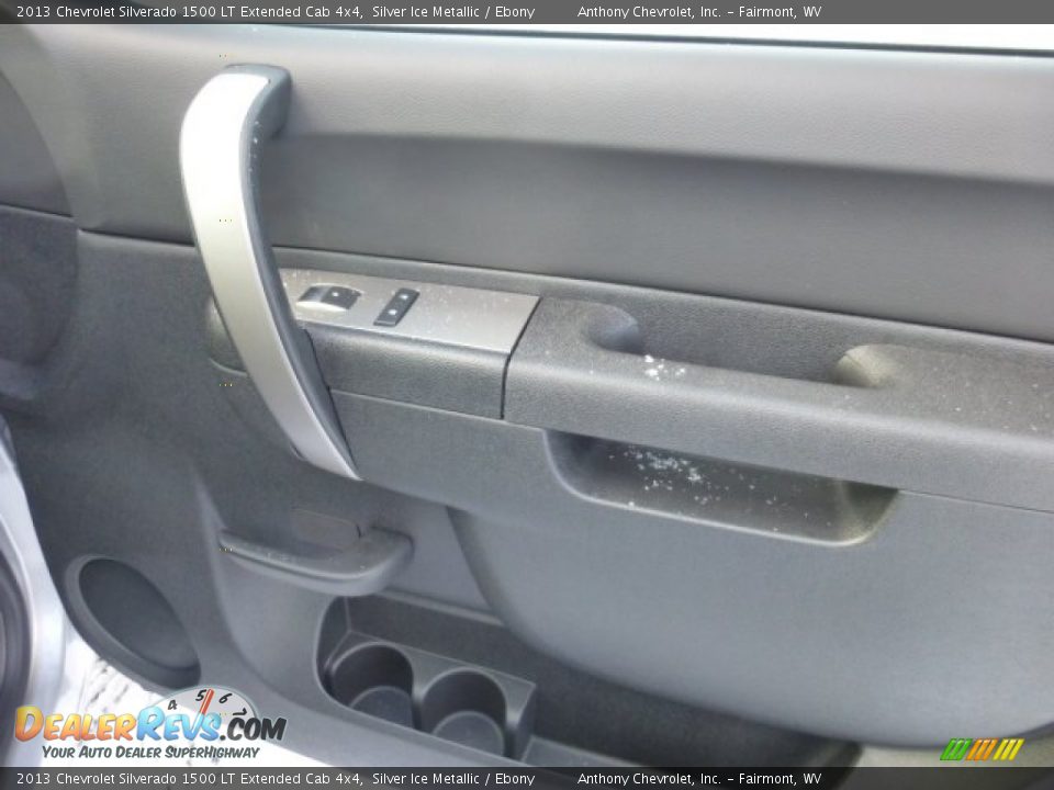 2013 Chevrolet Silverado 1500 LT Extended Cab 4x4 Silver Ice Metallic / Ebony Photo #11