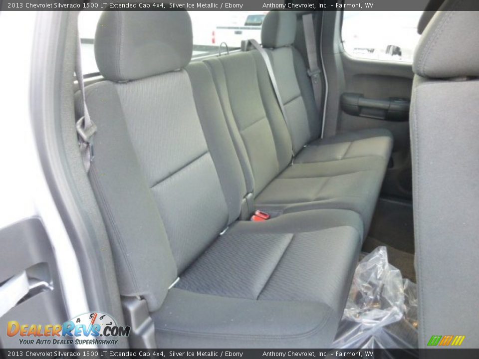 2013 Chevrolet Silverado 1500 LT Extended Cab 4x4 Silver Ice Metallic / Ebony Photo #12