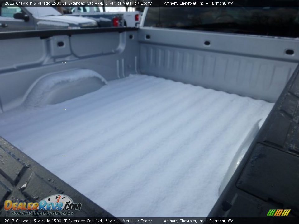 2013 Chevrolet Silverado 1500 LT Extended Cab 4x4 Silver Ice Metallic / Ebony Photo #13