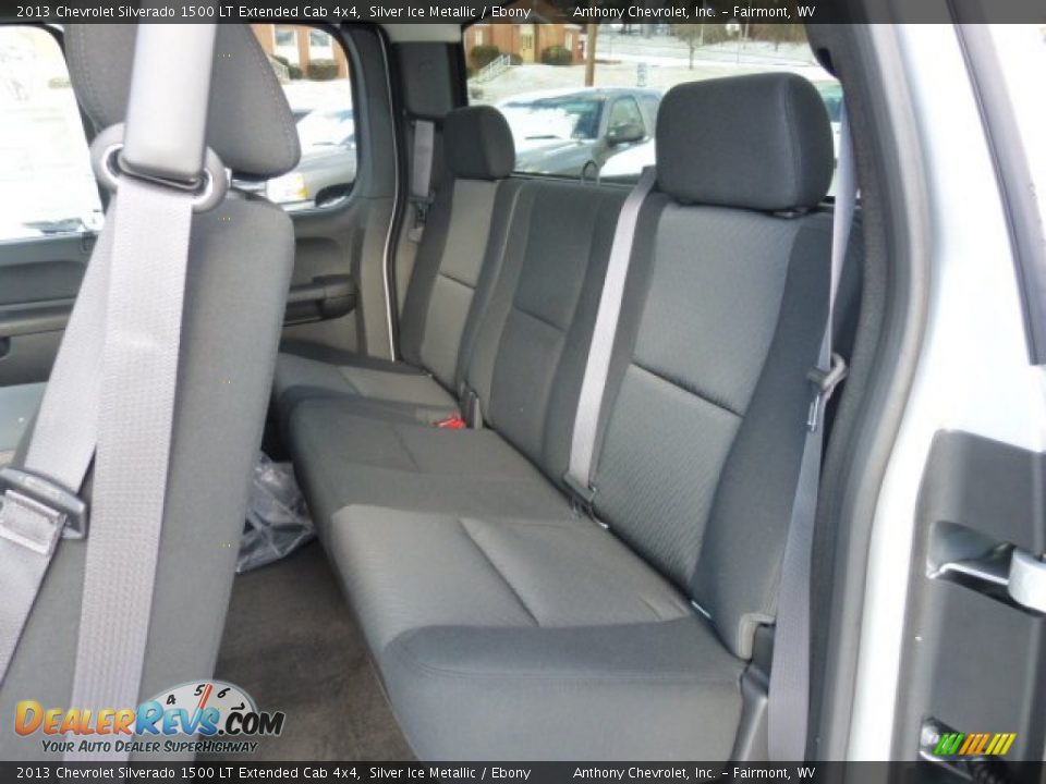 2013 Chevrolet Silverado 1500 LT Extended Cab 4x4 Silver Ice Metallic / Ebony Photo #14