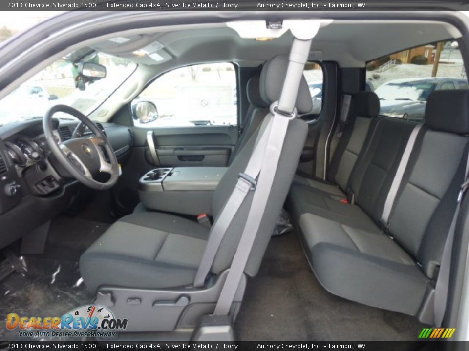 2013 Chevrolet Silverado 1500 LT Extended Cab 4x4 Silver Ice Metallic / Ebony Photo #15