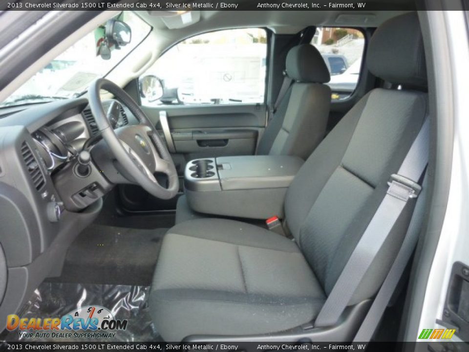 2013 Chevrolet Silverado 1500 LT Extended Cab 4x4 Silver Ice Metallic / Ebony Photo #16