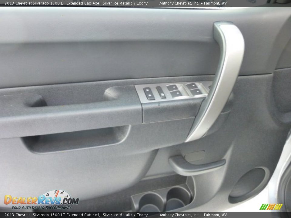2013 Chevrolet Silverado 1500 LT Extended Cab 4x4 Silver Ice Metallic / Ebony Photo #18