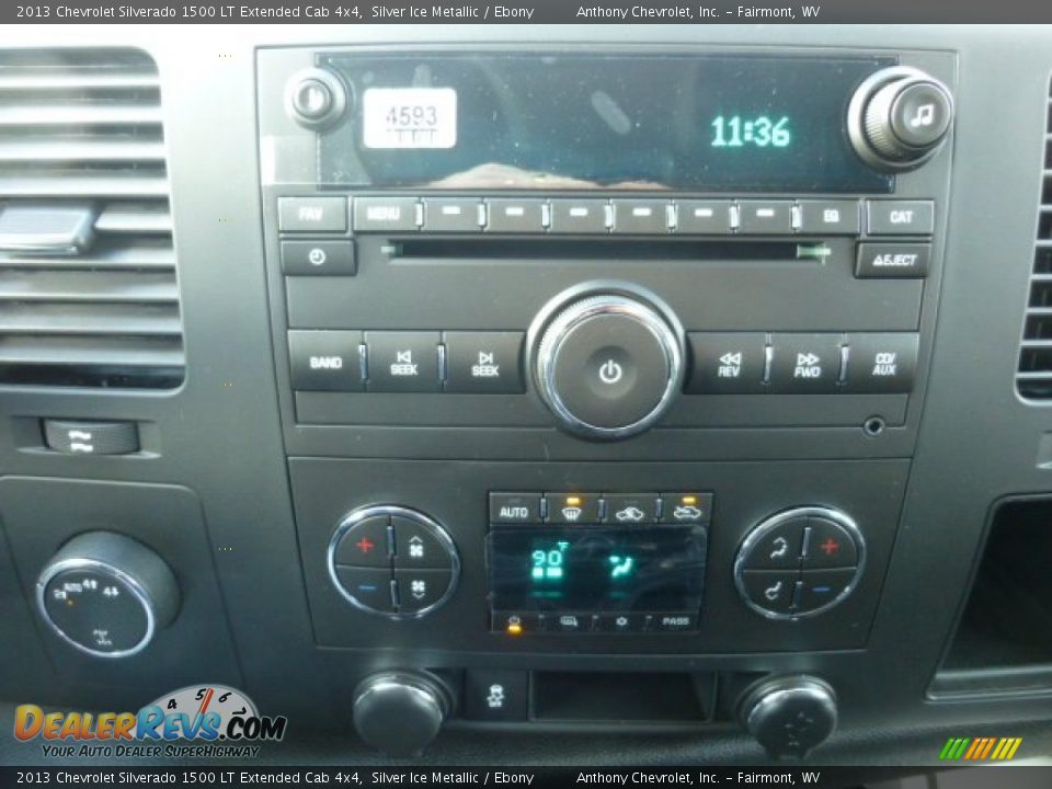 2013 Chevrolet Silverado 1500 LT Extended Cab 4x4 Silver Ice Metallic / Ebony Photo #19