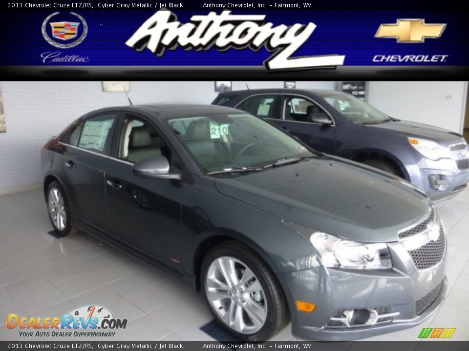 2013 Chevrolet Cruze LTZ/RS Cyber Gray Metallic / Jet Black Photo #1