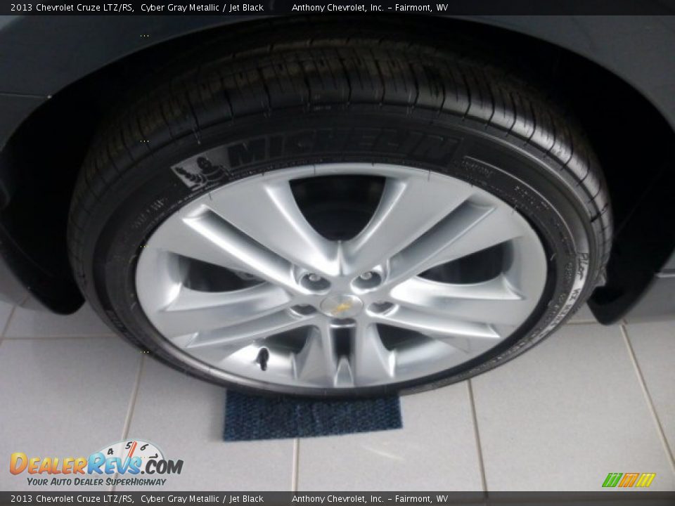 2013 Chevrolet Cruze LTZ/RS Cyber Gray Metallic / Jet Black Photo #7