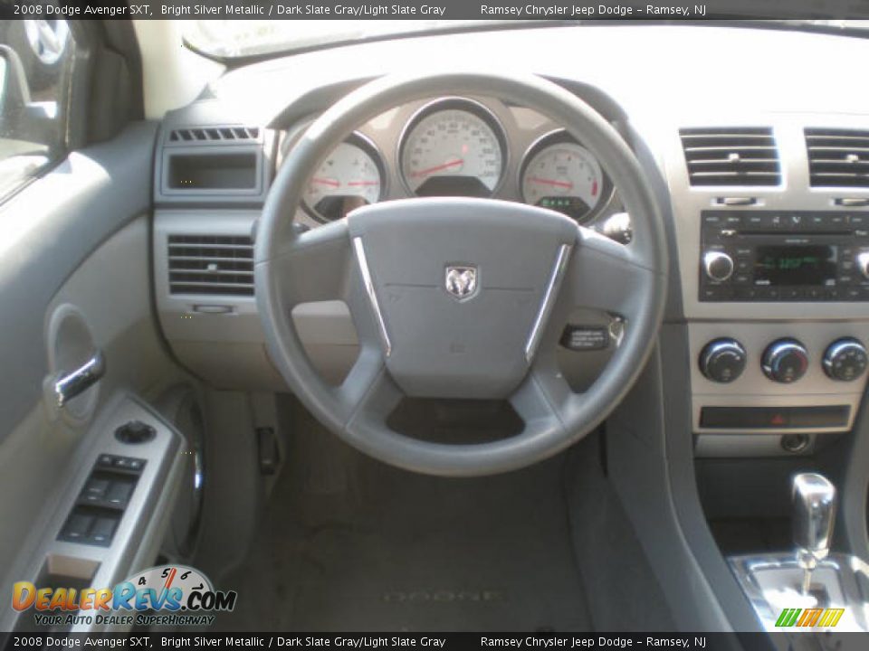 2008 Dodge Avenger SXT Bright Silver Metallic / Dark Slate Gray/Light Slate Gray Photo #6