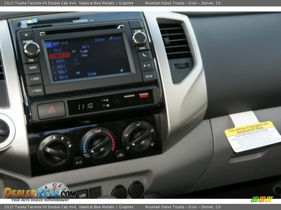 2013 Toyota Tacoma V6 Double Cab 4x4 Nautical Blue Metallic / Graphite Photo #6