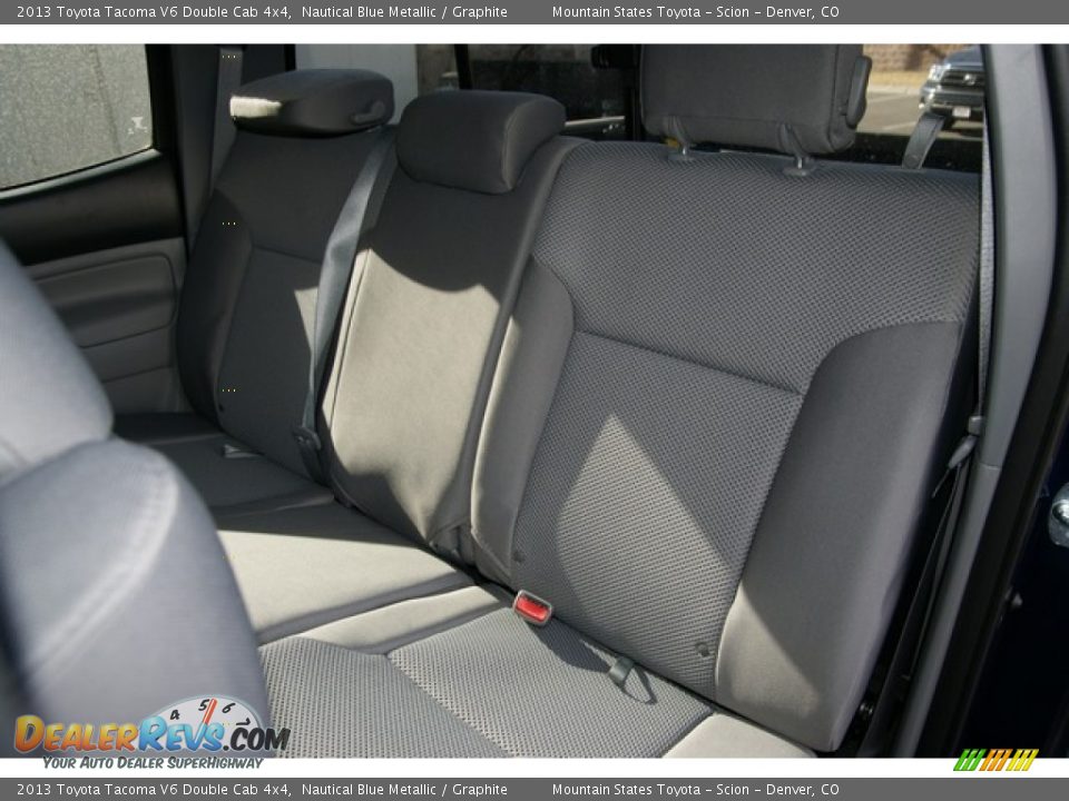 2013 Toyota Tacoma V6 Double Cab 4x4 Nautical Blue Metallic / Graphite Photo #7