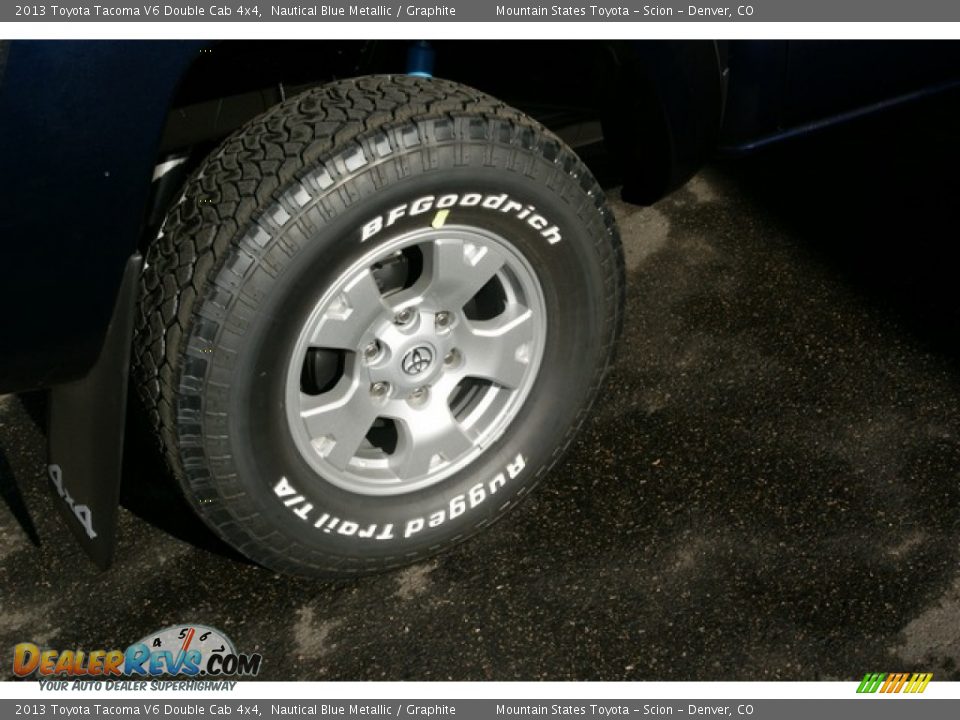 2013 Toyota Tacoma V6 Double Cab 4x4 Nautical Blue Metallic / Graphite Photo #9
