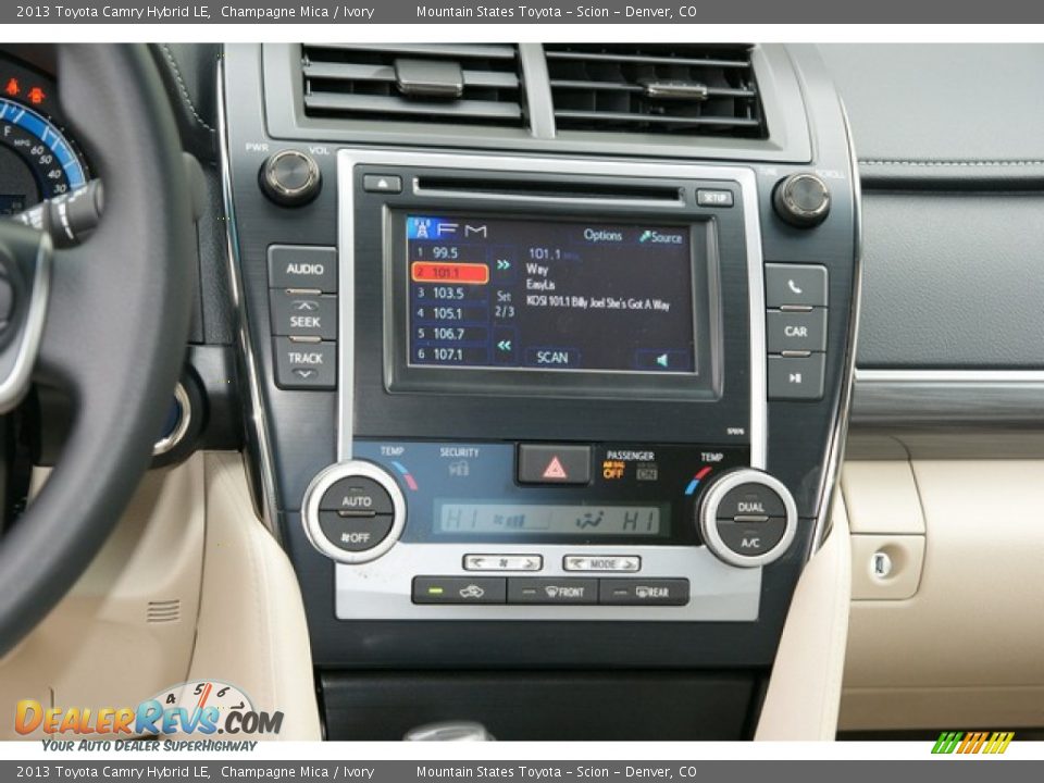 2013 Toyota Camry Hybrid LE Champagne Mica / Ivory Photo #6