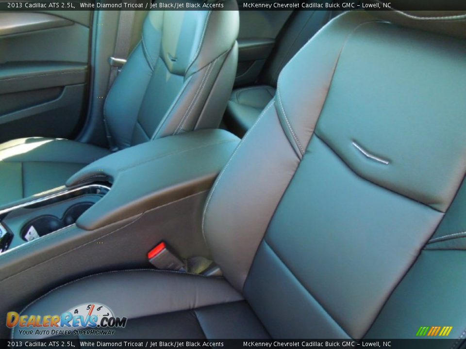 2013 Cadillac ATS 2.5L White Diamond Tricoat / Jet Black/Jet Black Accents Photo #9