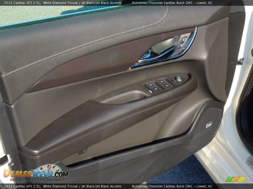 2013 Cadillac ATS 2.5L White Diamond Tricoat / Jet Black/Jet Black Accents Photo #10