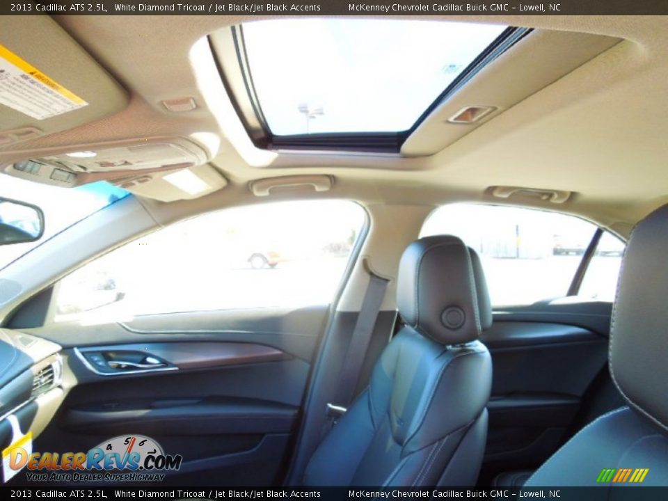 2013 Cadillac ATS 2.5L White Diamond Tricoat / Jet Black/Jet Black Accents Photo #11