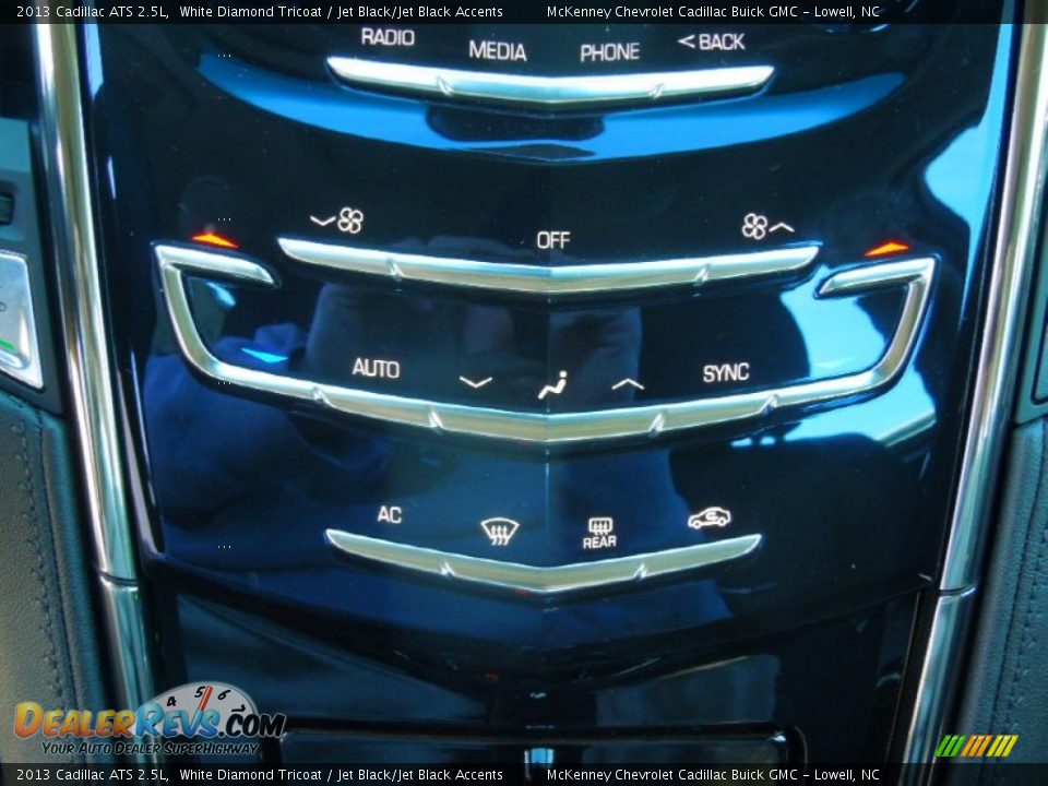 2013 Cadillac ATS 2.5L White Diamond Tricoat / Jet Black/Jet Black Accents Photo #13
