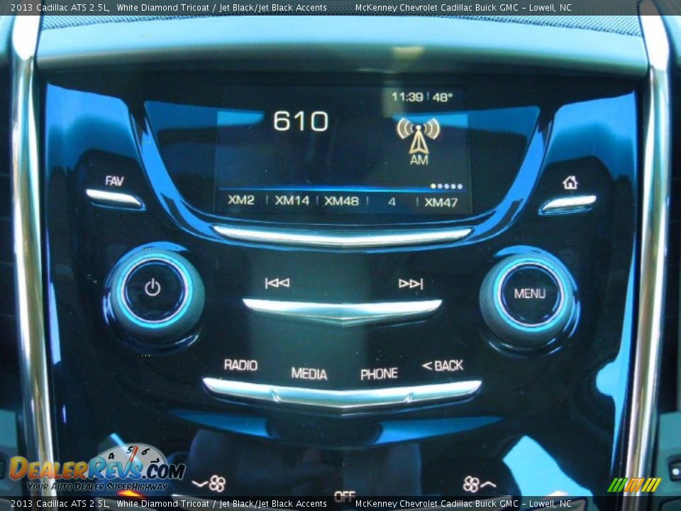 2013 Cadillac ATS 2.5L White Diamond Tricoat / Jet Black/Jet Black Accents Photo #14