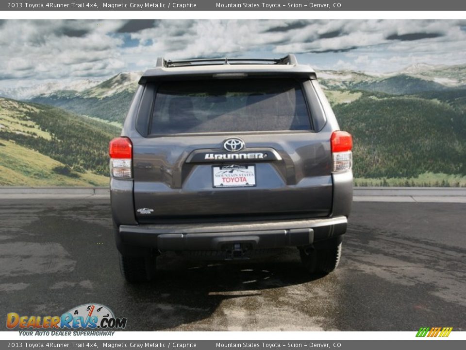 2013 Toyota 4Runner Trail 4x4 Magnetic Gray Metallic / Graphite Photo #4