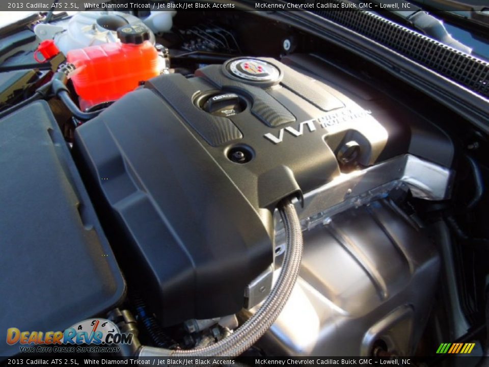 2013 Cadillac ATS 2.5L White Diamond Tricoat / Jet Black/Jet Black Accents Photo #23