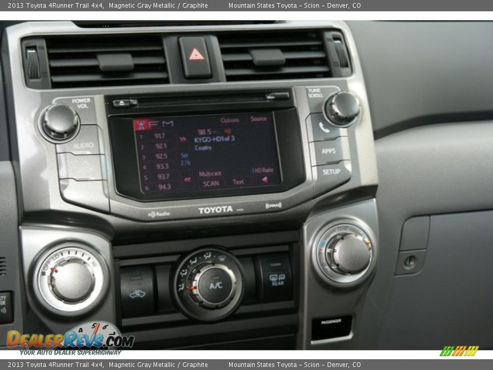 2013 Toyota 4Runner Trail 4x4 Magnetic Gray Metallic / Graphite Photo #6